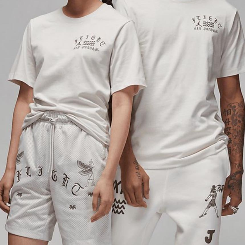 나이키 조던 플라이트 아티스트 시리즈 숏슬리브 크루 운동복 상의 티셔츠 DX9559-030